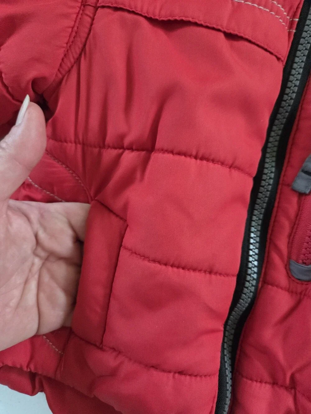 Protection System Toddler Boys Heavyweight Winter Puffer Jacket – Red/Black 2T